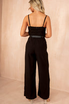 Rory Black Belted Jumpsuit