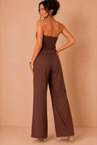 Rory Chocolate Bandeau Co Ord