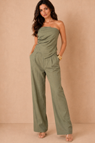 Rory Khaki Bandeau Co Ord