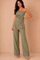 Rory Khaki Bandeau Co Ord