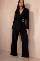 Rosaleen Black Blazer Co Ord
