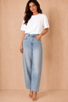 Rosalina Light Blue Balloon Fit Jeans
