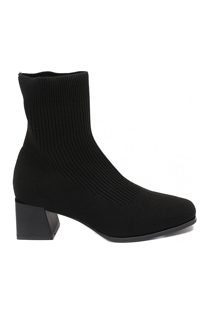 Rowan Black Sock Boots