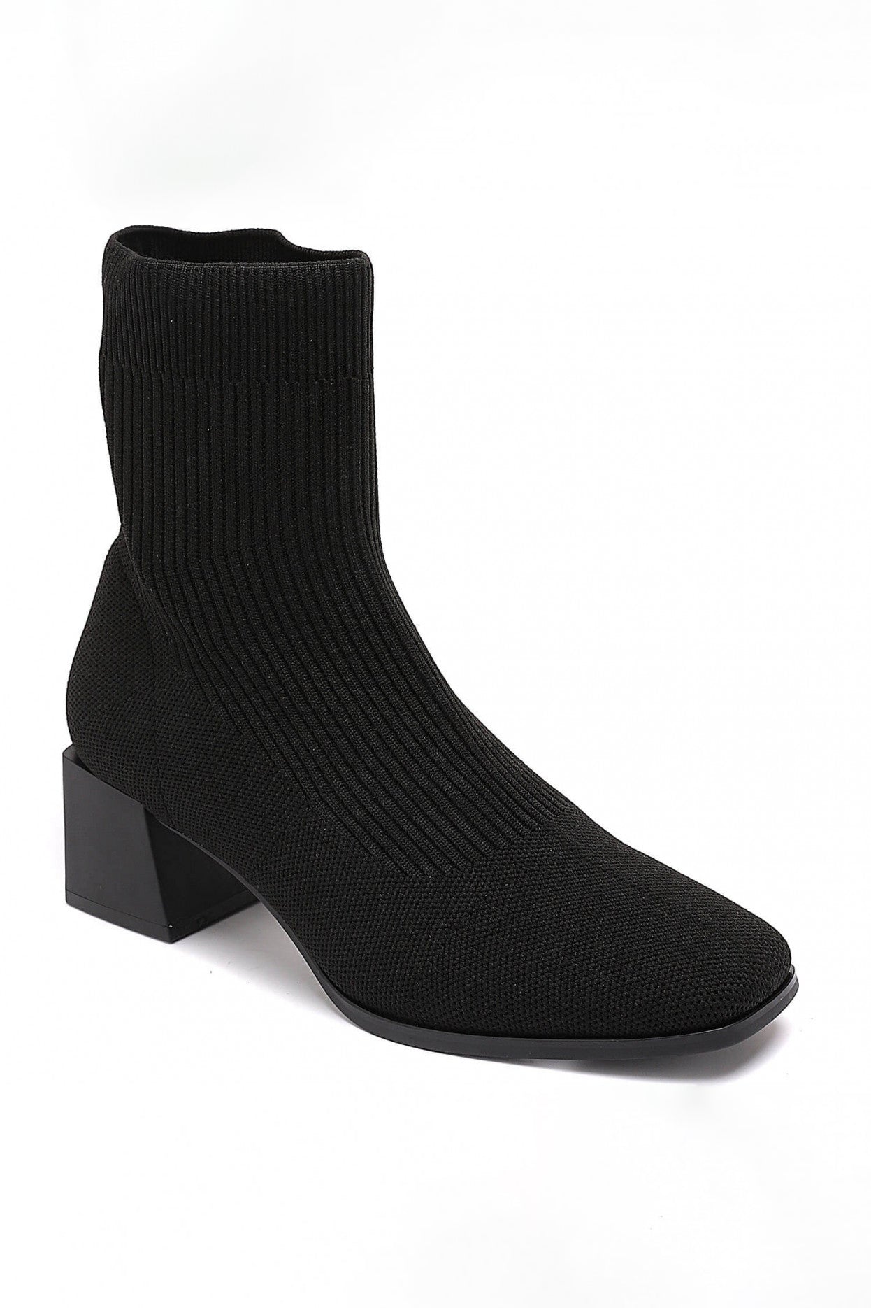 Rowan Black Sock Boots