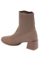 Rowan Taupe Sock Boots