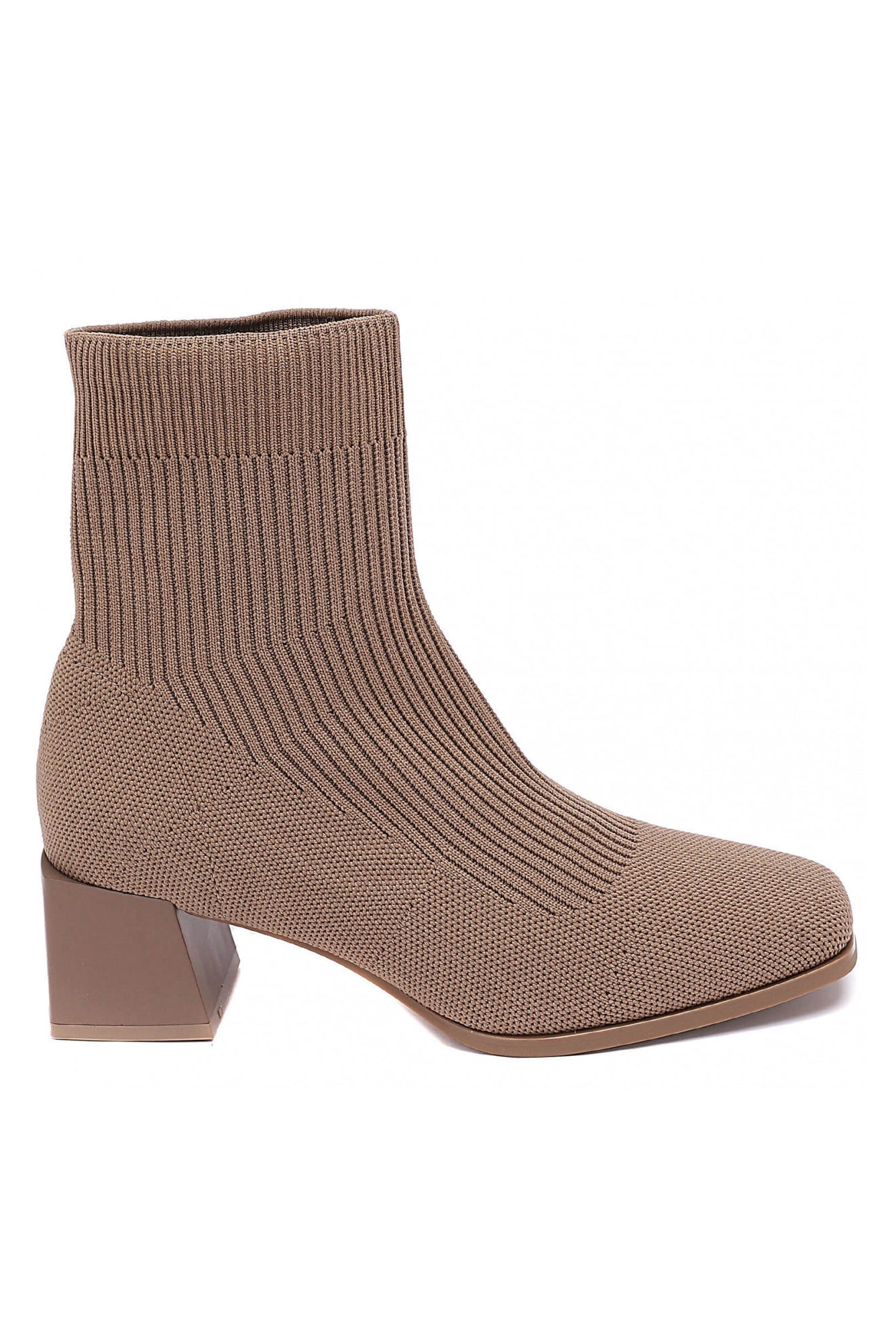 Rowan Taupe Sock Boots