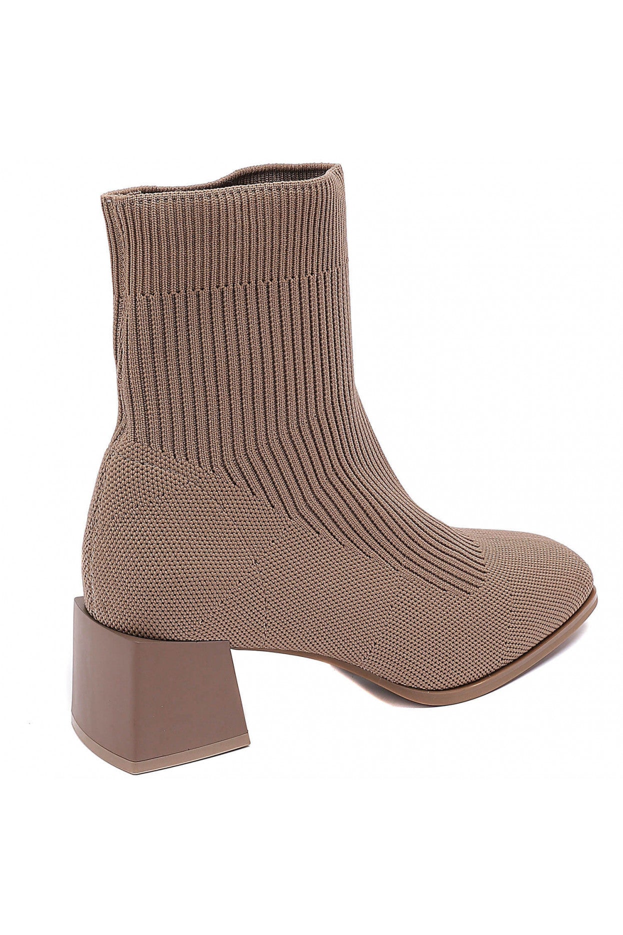 Rowan Taupe Sock Boots