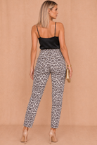 Royce Leopard Print Denim Mom Jeans