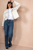 Ruby Cream Cropped Shacket