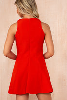 Rylee Red Skater Dress
