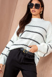 Ryleigh Cream Knit Print Jumper