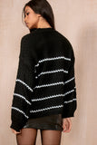 Ryleigh Monochrome Knit Print Jumper