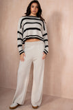 Samantha Stone Knit Striped Co Ord