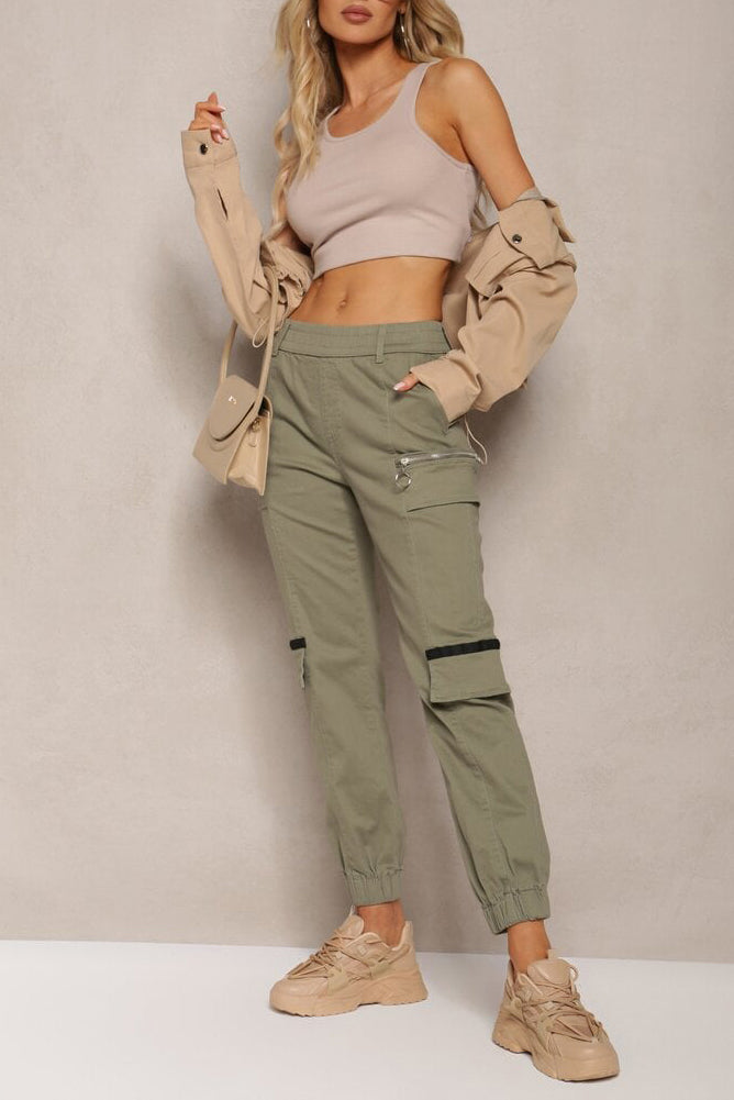 Sammie Khaki Cargo Trousers