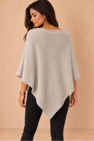 Santana Stone Soft Knit Poncho