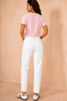 Sapphira Pink Cotton Flamingo T-Shirt
