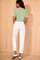 Sapphira Sage Cotton Flamingo T-Shirt