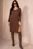 Sawyer Chocolate Knit Dress