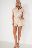 Scarlett Stone Belted Playsuit
