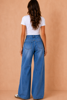 Selena Blue Wide Leg Jeans