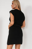 Shanice Black Knit Dress