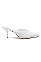 Shauna White PU Heels