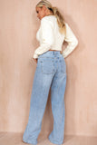 Shelby Blue Denim Wide Leg Jeans