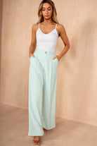 Sheridan Mint Wide Leg Trousers