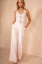 Sheridan Pink Wide Leg Trousers