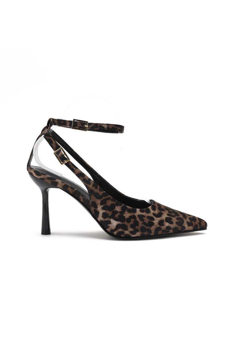Sloane Leopard Print Court Heels