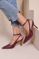 Sloane Wine Court Heels