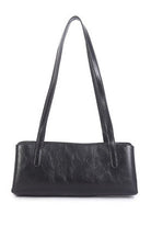 Sol Black Faux Leather Shoulder Bag