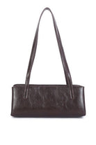 Sol Chocolate Faux Leather Shoulder Bag