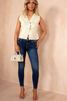 Solana Blue Push Up Skinny Jeans