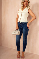 Solana Blue Push Up Skinny Jeans