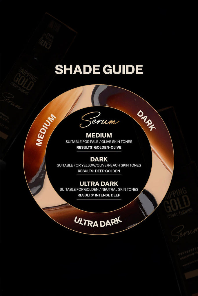 SOSU Dripping Gold Dark Luxury Tanning Serum