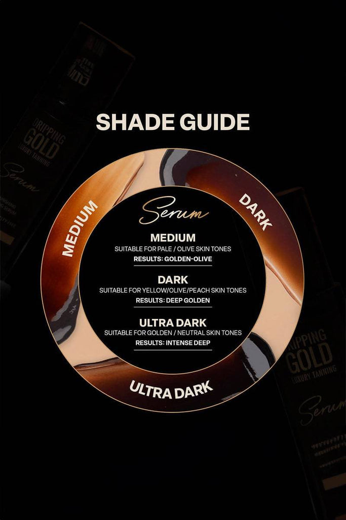 SOSU Dripping Gold Ultra Dark Luxury Tanning Serum