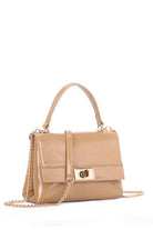 Spica Nude Faux Leather Grab Bag