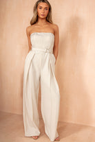 Stephanie Stone Belted Jumpsuit