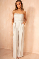 Stephanie Stone Belted Jumpsuit