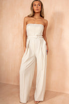 Stephanie Stone Belted Jumpsuit