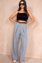 Suzy Grey Wide Leg Trousers