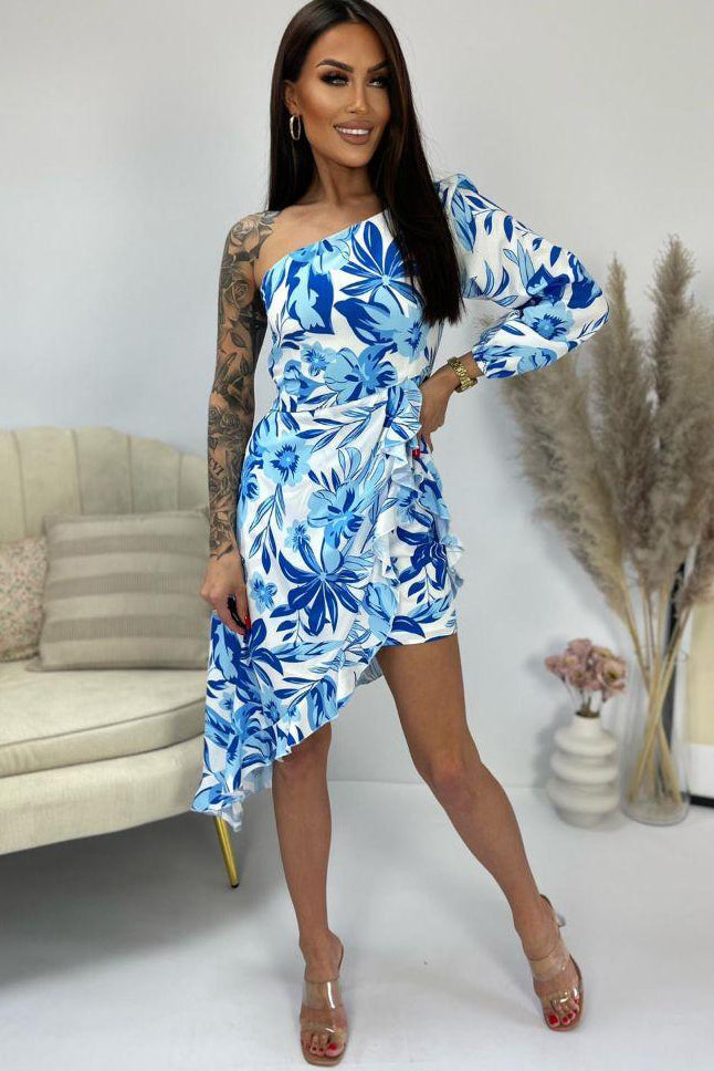 Tahlia Blue Floral Dress