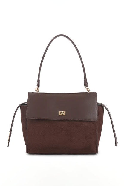Talitha Chocolate Suedette Bag