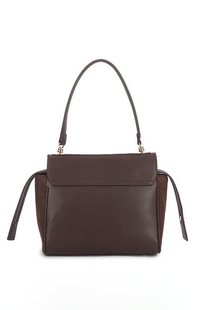 Talitha Chocolate Suedette Bag