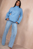 Tamara Blue Knit Jumper