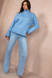 Tamara Blue Knit Jumper