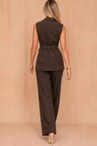 Tamara Chocolate Wide Leg Trousers