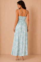 Tamika Mint Belted Wrap Midi Dress
