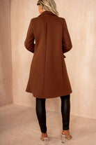 Tatum Chocolate Longline Coat
